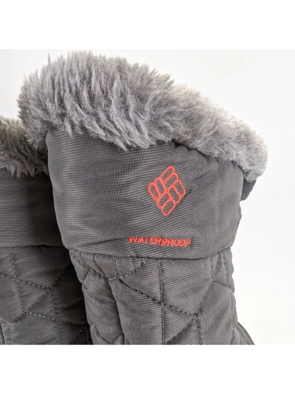 Columbia Womens Size 8 Minx II Mid Gray Insulated Snow Boots Winter BL1585-051